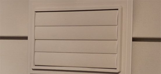 Grilles de ventilation <BR> utilitaires de Ply Gem
